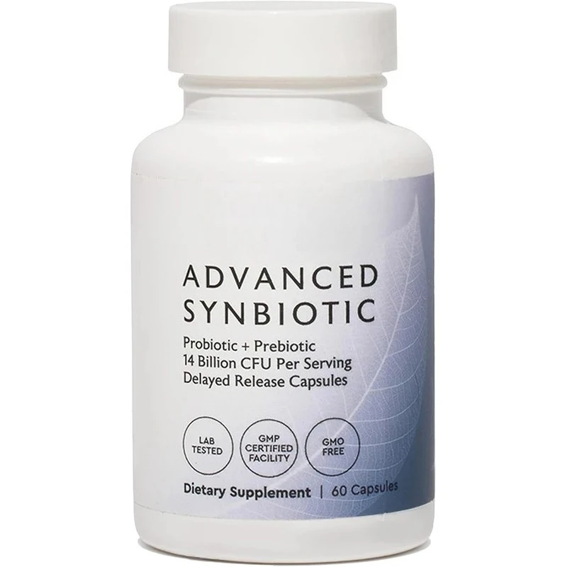 Probiotics+prebiotics -14 Billion Cfu Sustained-release Supplement For Intestinal Wall Integrity -60 Capsules