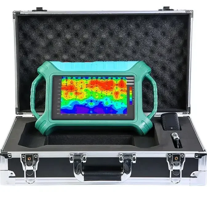 600SX-32D MultiChannel 100-600m Depth 2D 3D Touch Screen Deep 32 Electrodes Measure Underground Water Detector