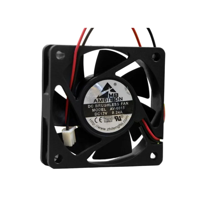 

NEW ORIGINAL AV-6015 12V 0.24A 6015 60*60*15mm COOLING FAN RADIATOR