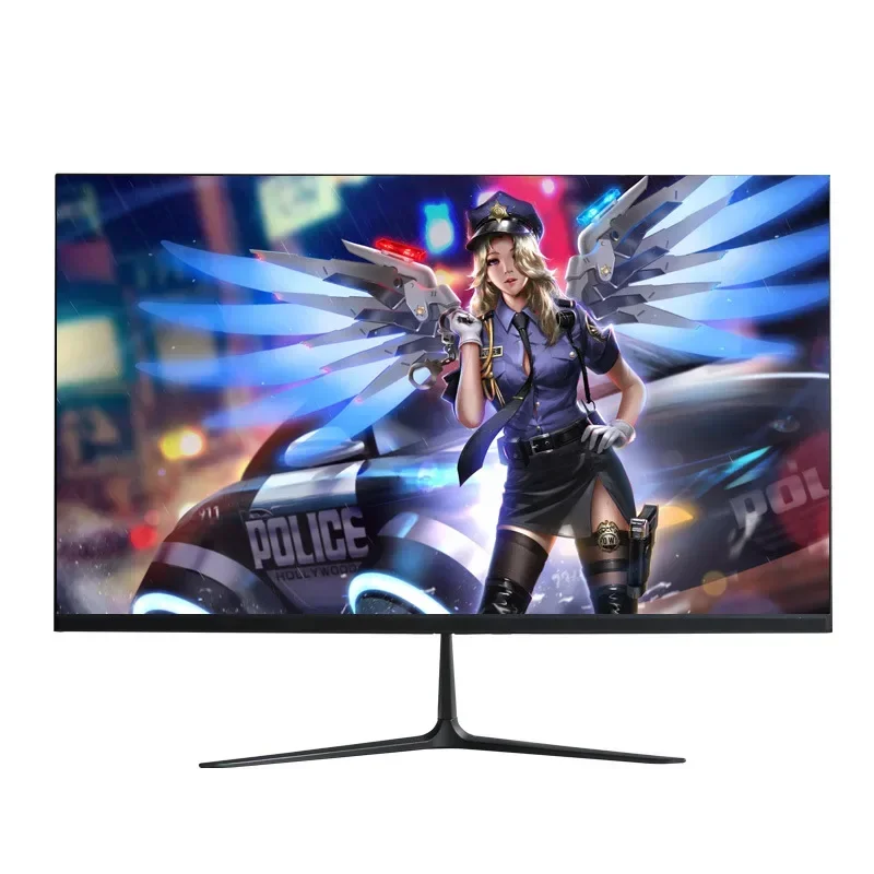 New product in 2024 19 inch  1920 x 1080 4k HD touch curved screen monitor  100hz Black and white anti-blue light  V+H