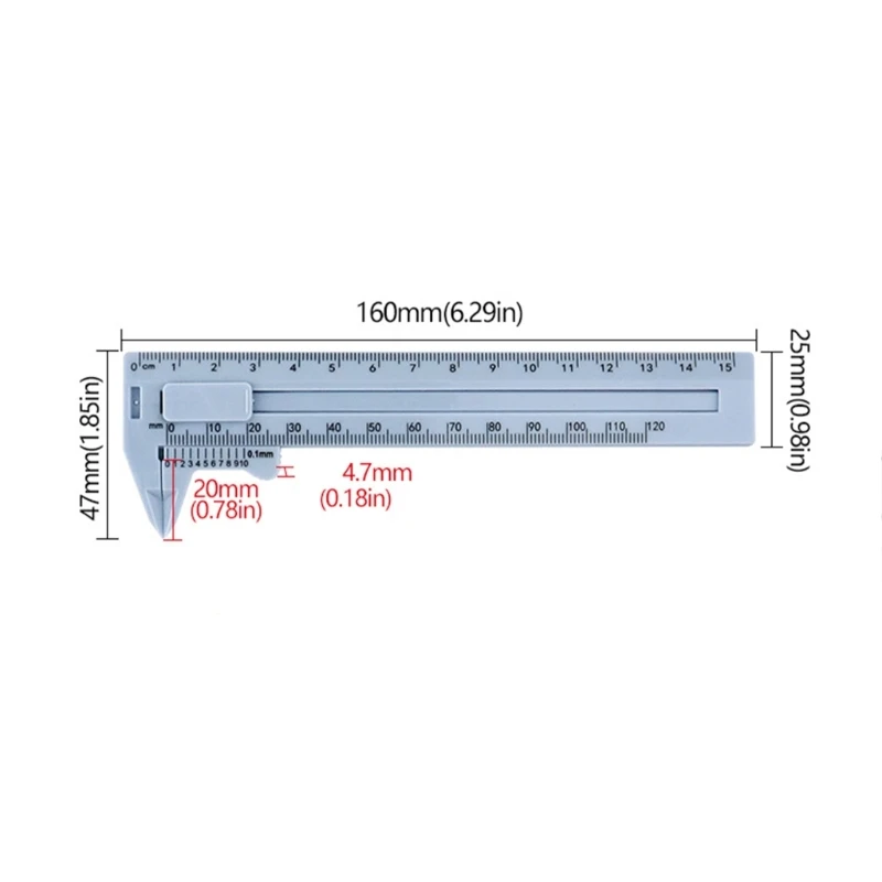 Vernier Caliper 0-120 มม.0-150 มม.เครื่องมือวัดคู่ไมโครมิเตอร์ Dropsale