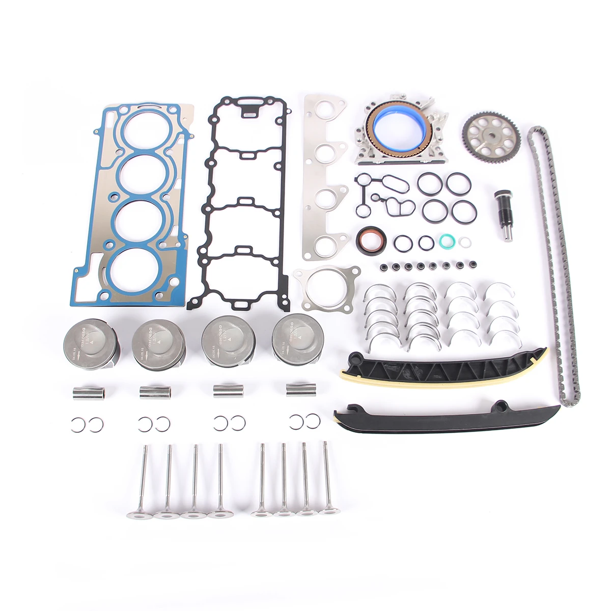 Ремонтный комплект прокладок двигателя 1,2 т, подходит для VW Caddy 2011-15, Polo 2010-22, Jetta 2011-18, Skoda Fabia Seat Ibiza CBZA CBZB