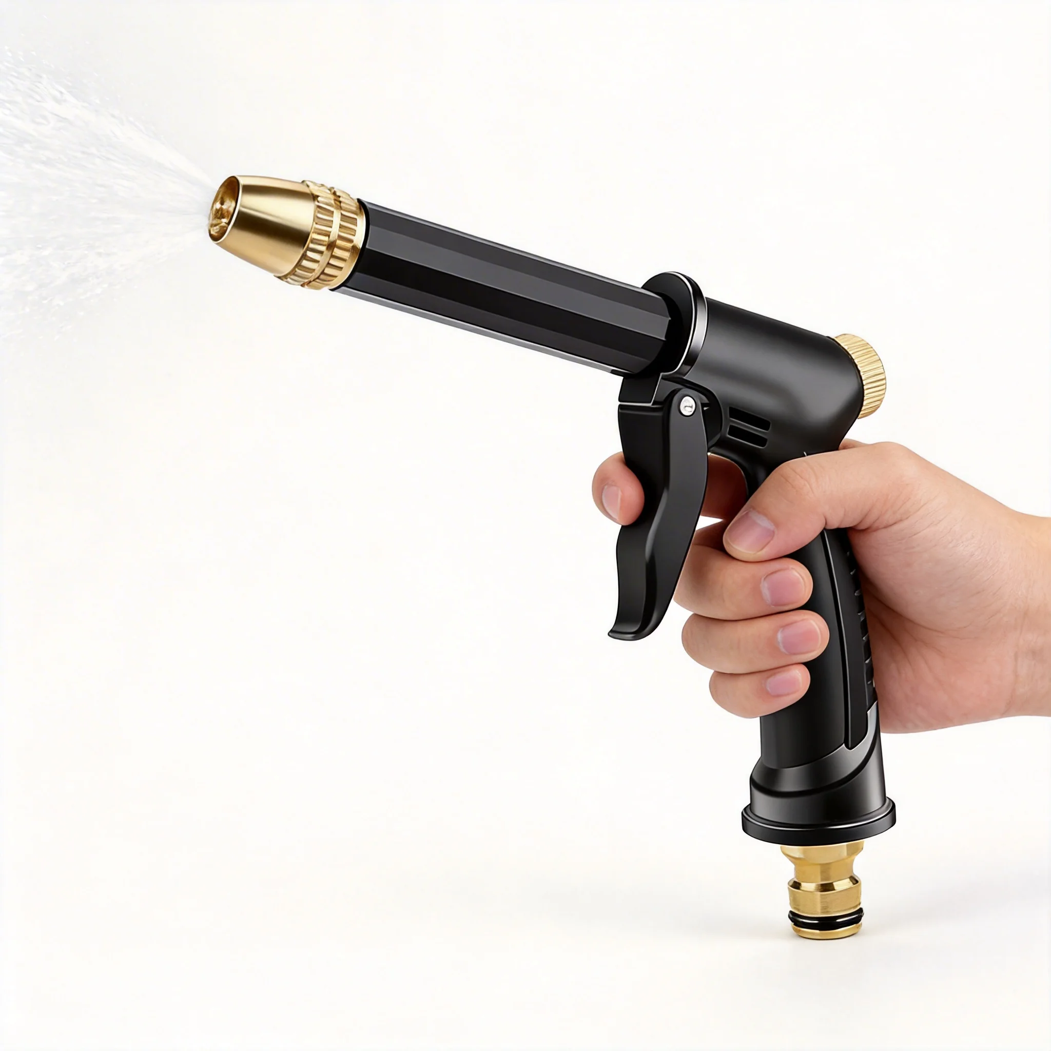 Portable high pressure water gun for cleaning, car washing machine, garden irrigation hose, spray nozzle, foam water gun
