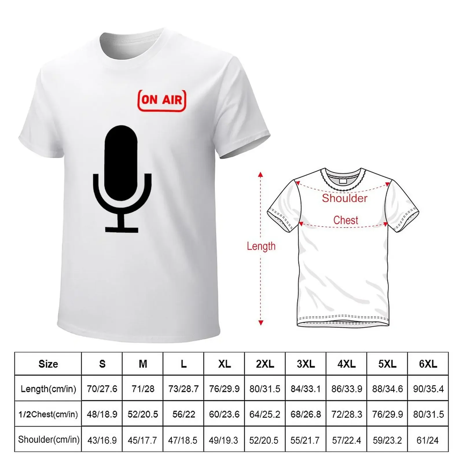 Radio station on air t-shirt, funny gifts t-shirt T-Shirt funnys oversizeds fruit of the loom mens t shirts