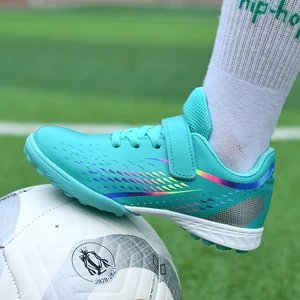 FG TF Professional Football Boots para crianças, Grass Training, Calçado desportivo, Calçado para meninos, Futsal ao ar livre, Sapatos de futebol, 29-39 10 principais vendas tênis de futsal para criança - №7