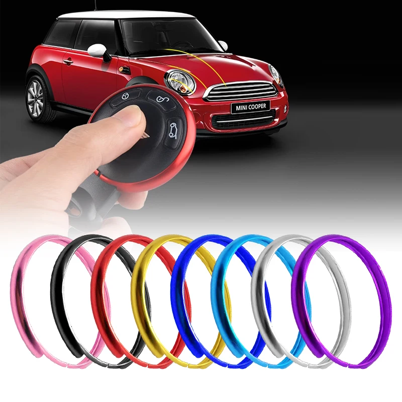 Keychain Trim Ring For Mini Coopers JCW R55 R56 R57 R58 R59 R60 R61 Countryman Convertible Paceman Clubman Clubvan Protecter