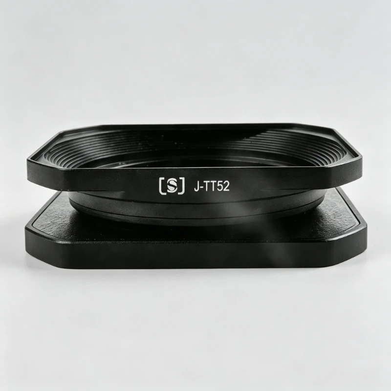 Metal Light Shield Square Retro Lens Cover Suitable for Nikon z16-50mm Panasonic 25f1.4/1.7 lens 46mm Mount sun Shield