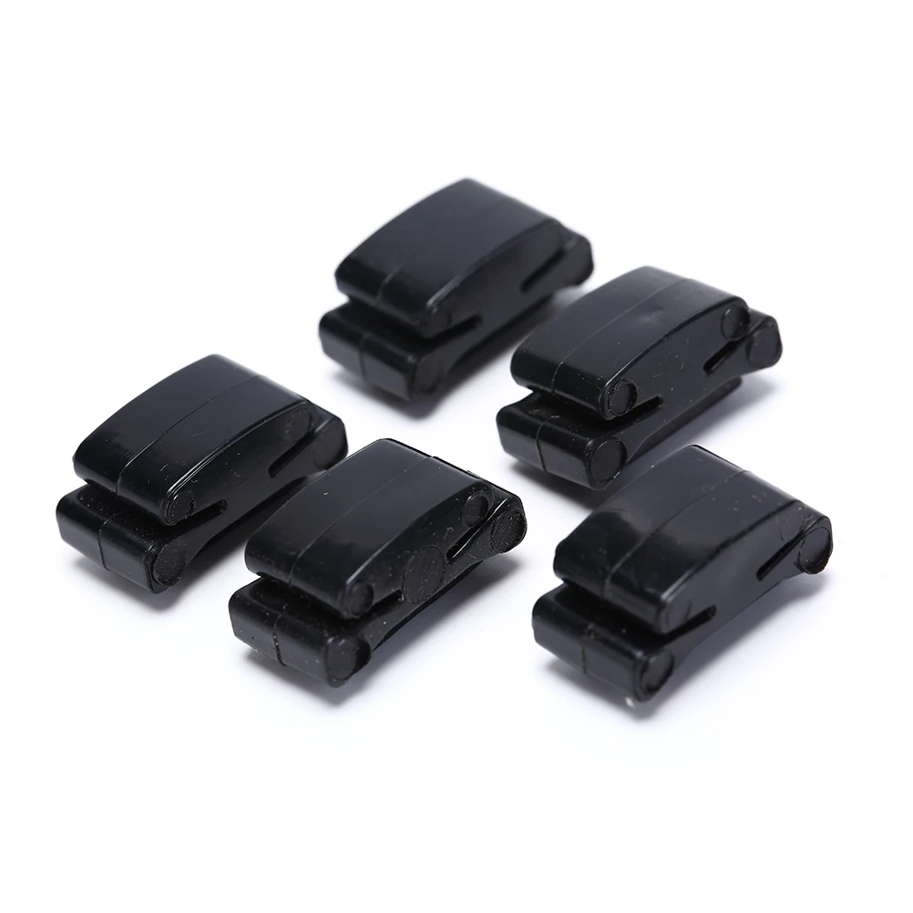 5Pcs 20g Black Rubber Guitar Pick Holder Fix On Headstock For Bass Ukulele