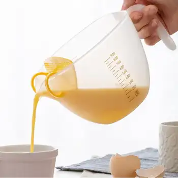 Odměrka na vejce, odnímatelná plastová pěna, filtrační potřeby pro domácí pečivo, pečení dortů, pečení, míchací hrnek 10 nejlepší prodej odměrka na rychlovarné vejce Dash - №8