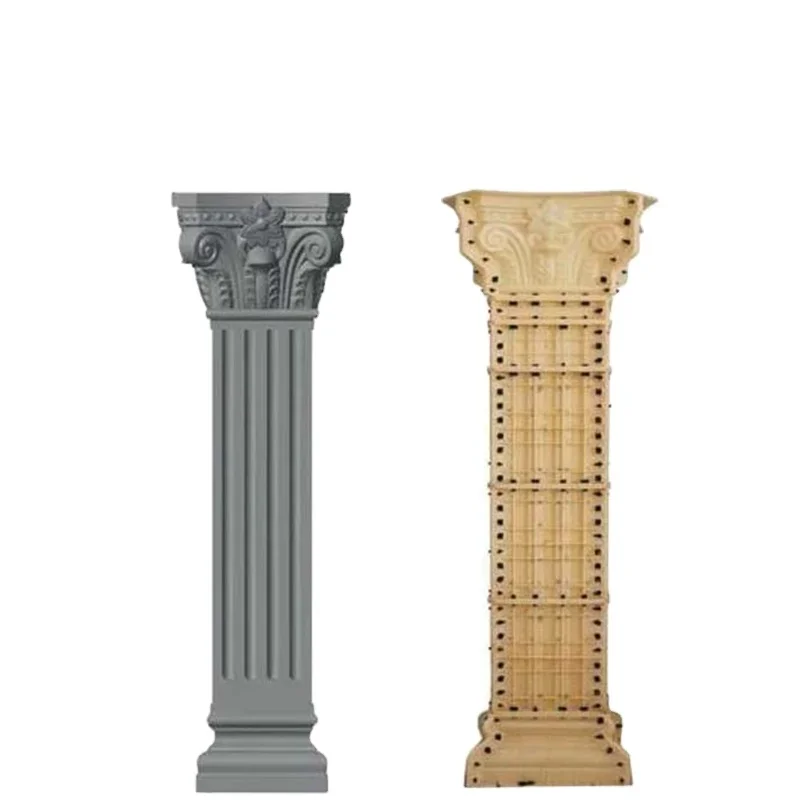 Wholesale Abs Plastic Column Concrete Roman Mould Pillar Mould For Sale