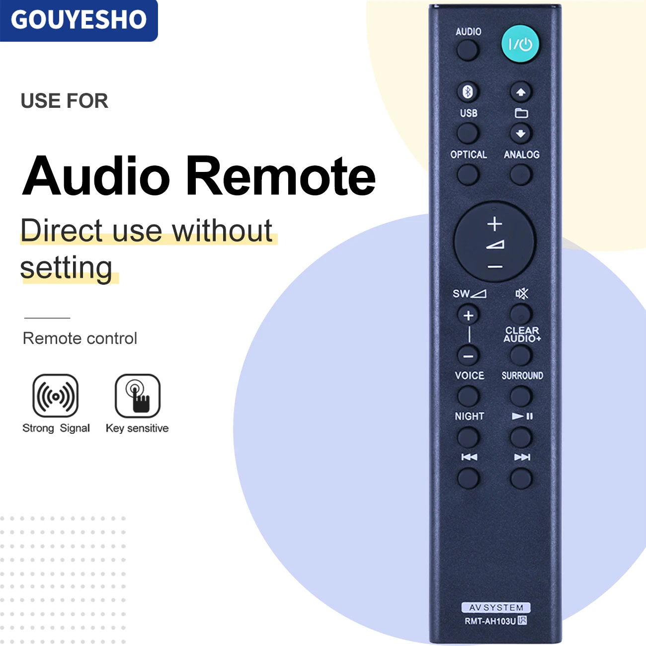 New for Sony Bar Barra De Sonido Remote RMT-AH103U RMT-AH101U RMT-AH411U RMT-AH102U RMT-AH100U RMT-AH412U RMT-AH500U RMT-AH300U