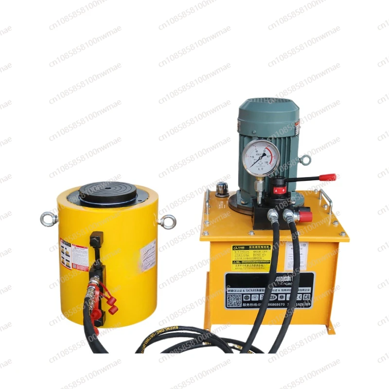 Two-way self-locking hydraulic jack separate 100t200t500t1000 tons bridge synchronous PLC