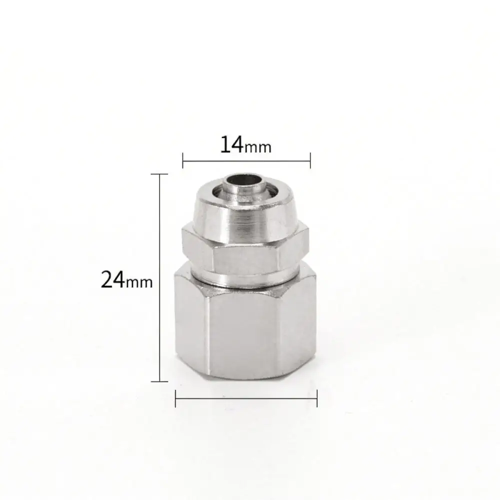 Brass Female Thread Fitting Straight Pneumatic Adapter Quick Connector For Industrial Air Hose System Piping Component
