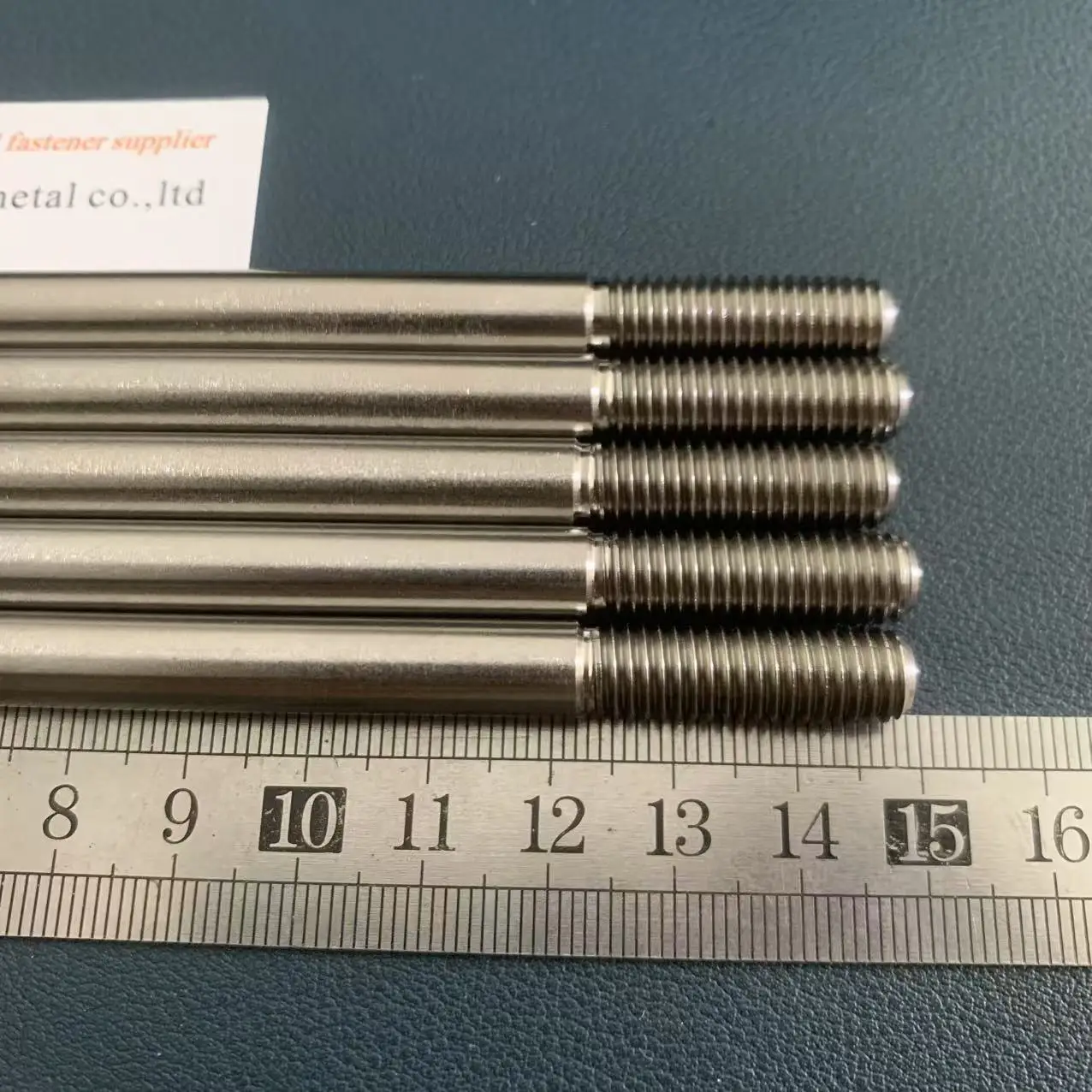 مسامير مسمار خيوط سبائك التيتانيوم ، M8x150 Gr5