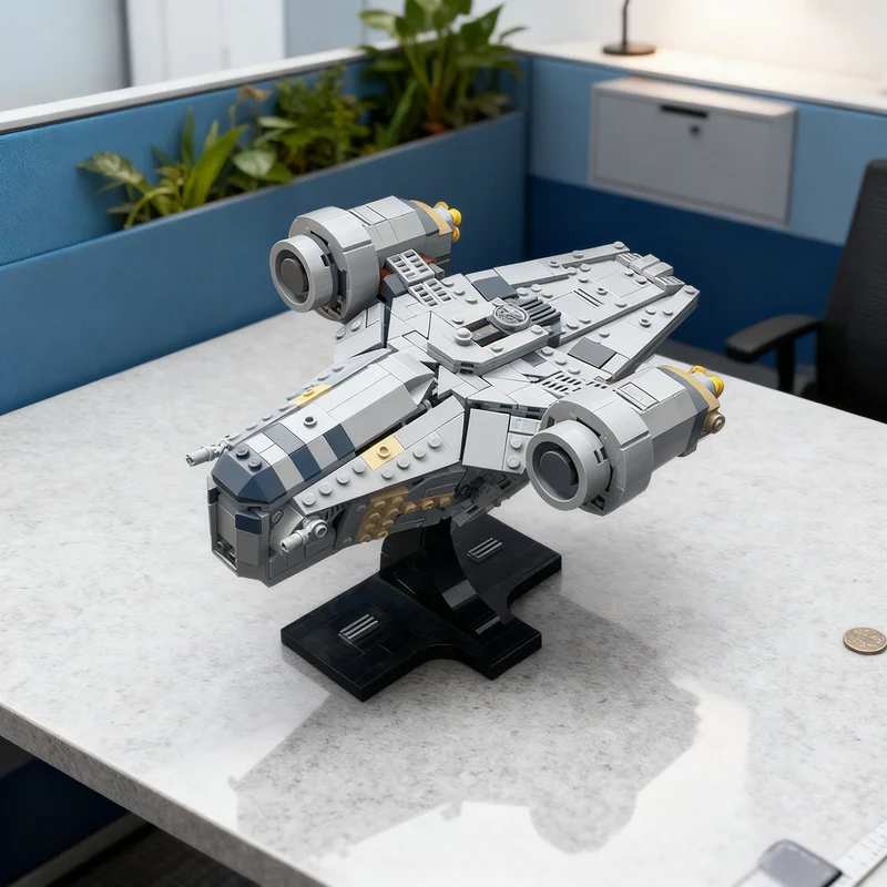 

756 деталей MOC: Конструктор «Рейзор Крест» из серии «Звездные войны». Креативный подарок, DIY-набор для сборки, декор для дома и офиса, премиум-класс для взрослых и детей.