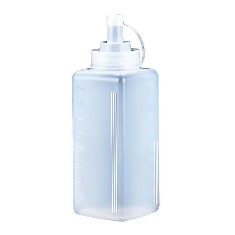 Dispensador de Condimentos de 600/800/1000 ml, Botellas de Salsa con Boca Ancha, a Prueba de Polvo, para Cocina, Salsas, Aderezos, Aceite de Oliva