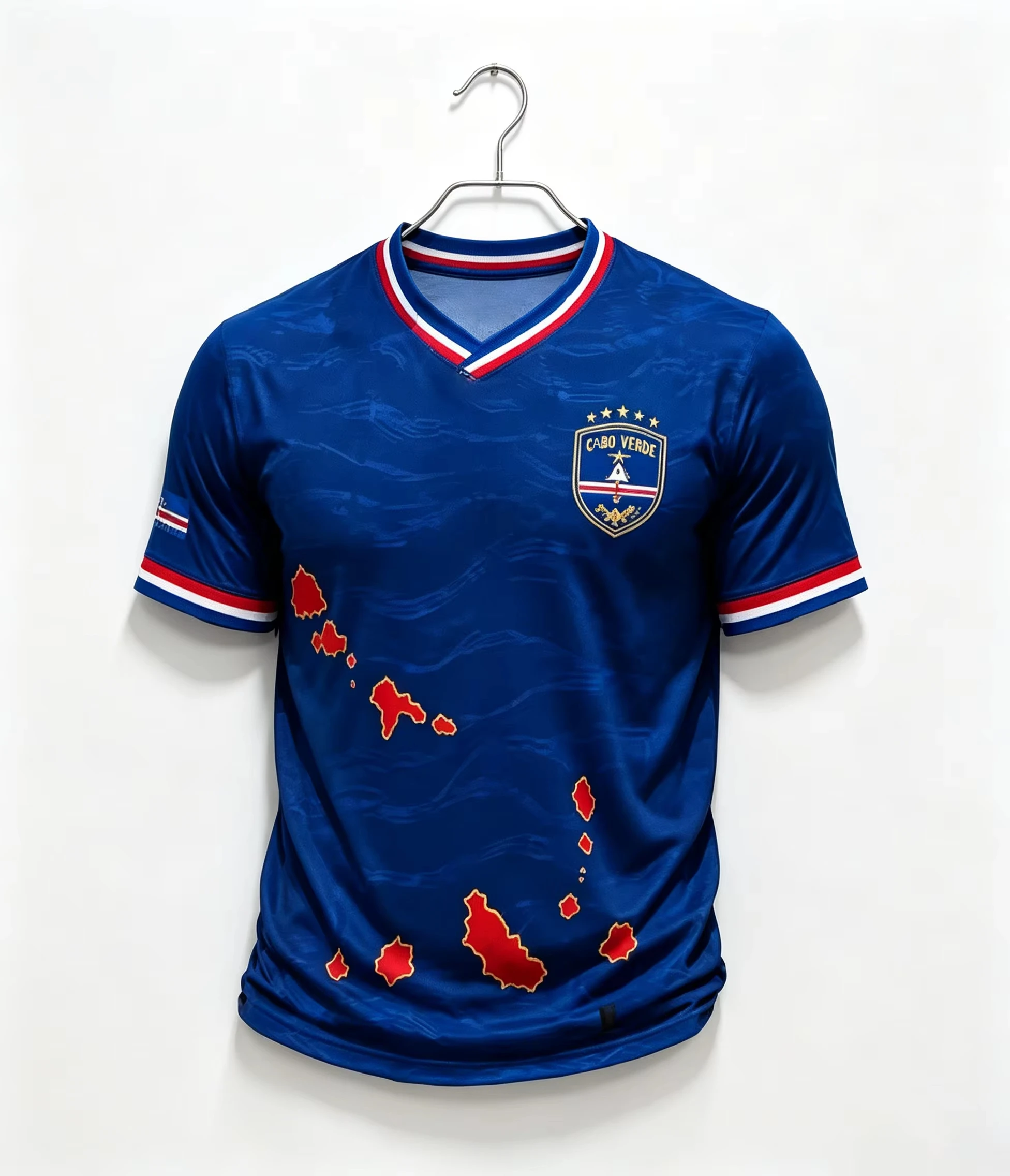 2026 Cape Verde Soccer Jersey Cape Verde Football Team Jersey Match training Kit Summer Sports Men's T-Shirt Clothing Tee Woman