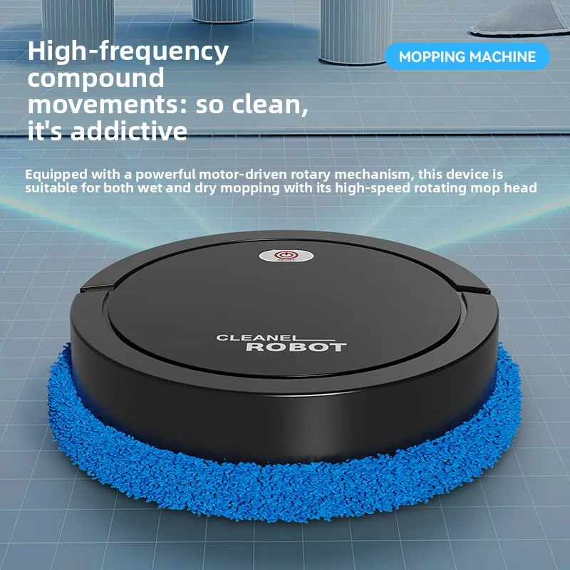 Smart Home Robot Vacuum Cleaner Wet/Dry Dual-Purpose Floor Mopping Home Cleaning Robot for Lazy People view 2