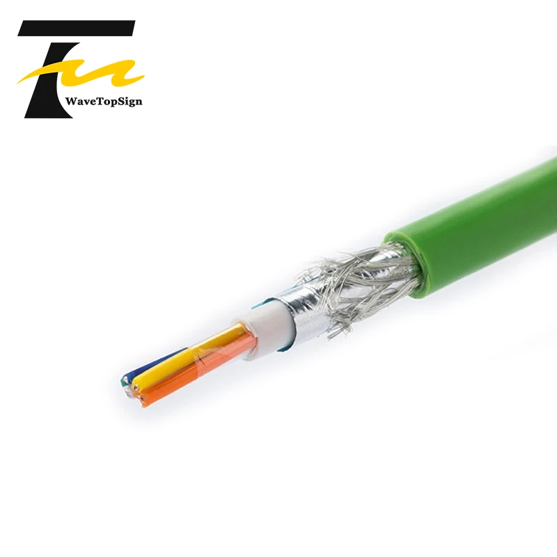 WaveTopSign DP BUS Communication Cable 4 Cores With Shielding 6XV1840-2AH10 for Siemens