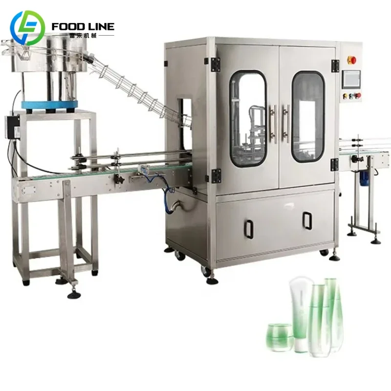 Customized High-quality automatic grasping and capping machine, bottle-free and cap-free plastic glass bottle capping equipment