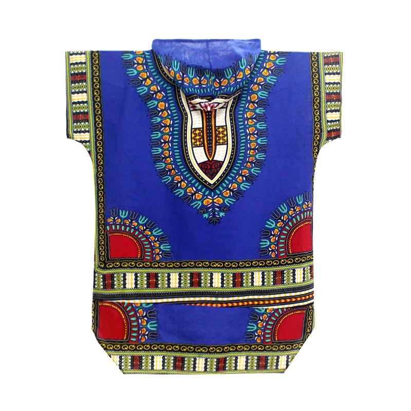 

Мужская удлиненная толстовка-худи Dashikiage унисекс синего цвета в стиле хип-хоп, африканский дизайн, 100% хлопок