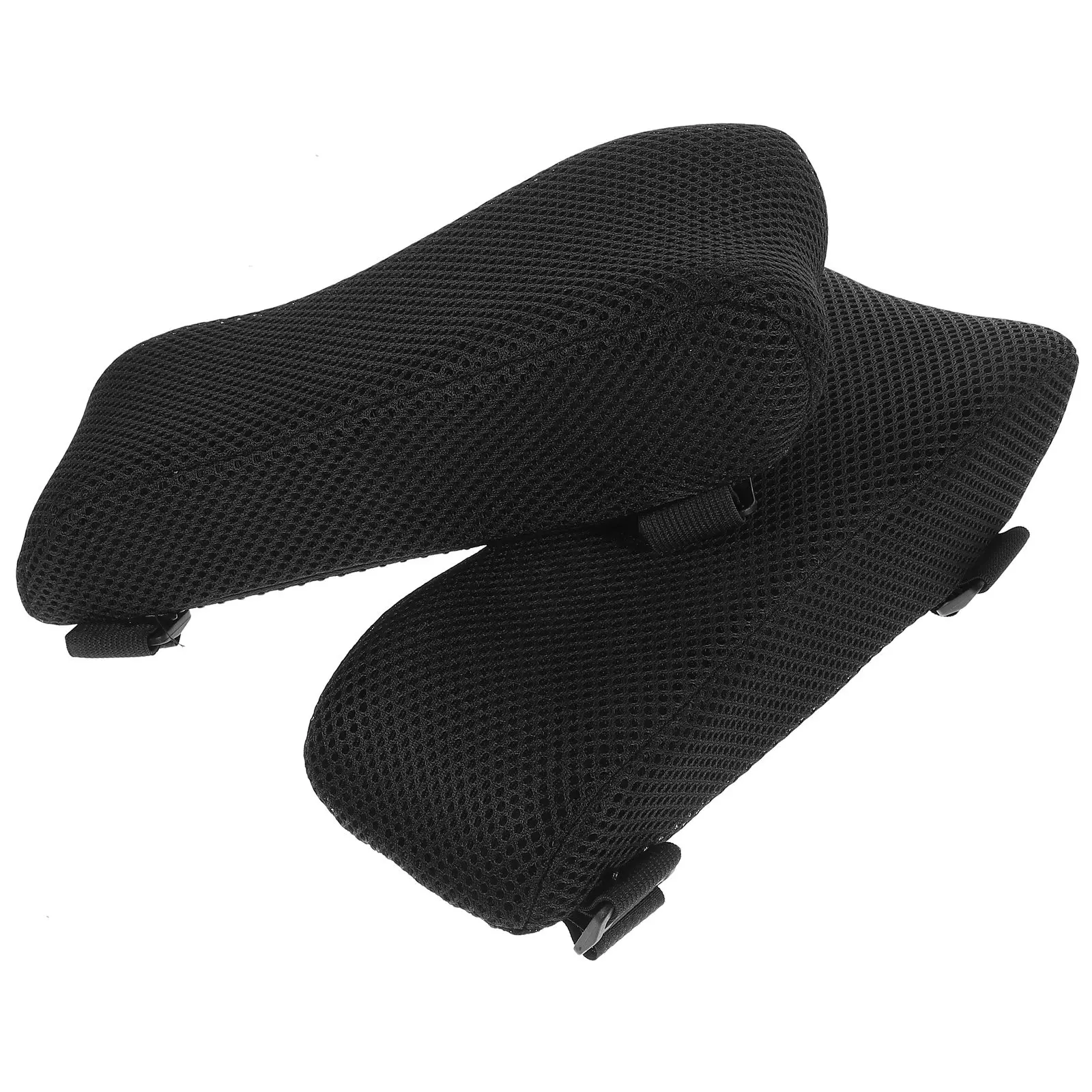 2Pcs Premium High-Density Memory Sponge Chair Armrest Pads Non-Slip Office Gaming Wheelchair Arm Cushions Ergonomic Elbow