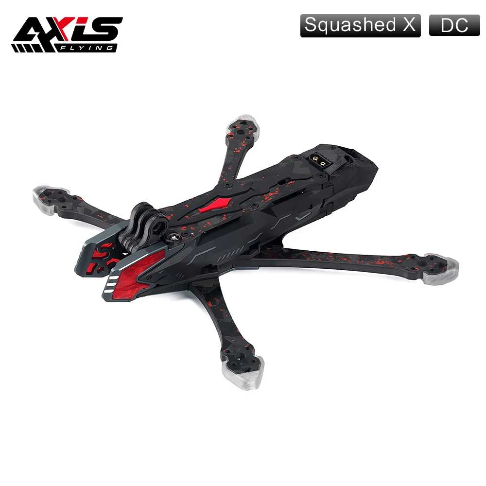 

Axisflying Manta 5 Pro DC / Squashed X 5 дюймов 6S Комплект рамы FPV Колесная база 226,5 мм для RC FPV Фристайл Дрон