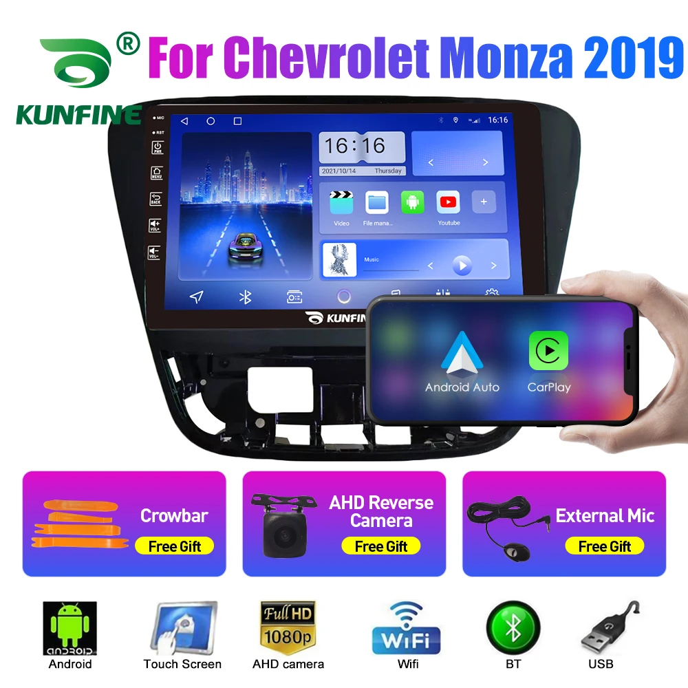 10.33 Inch Car Radio For Chevrolet Monza 2019 2Din Android Octa Core Car Stereo DVD GPS Navigation Player QLED Screen Carplay