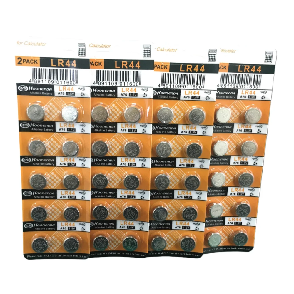2-30pcs LR44 1.5V Button Coin Batteries (L1154F/AG13/SR44/A76)  Alkaline Cells for Calculators, Watches  Electronic Devices