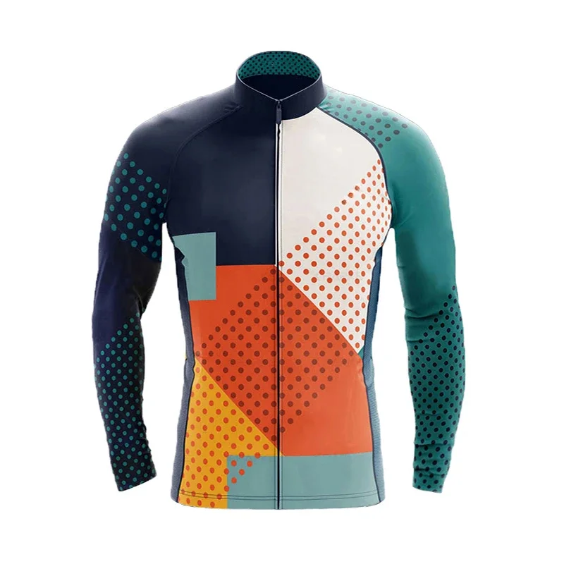 New Cycling Jersey Set Men Long Sleeves Bike Jersey Suit 19D Gel Pad Pants Autumn MTB Cycling Clothing