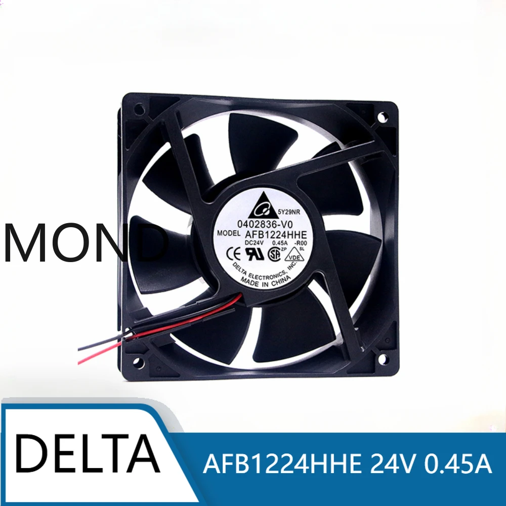 Delta 12cm AFB1224HHE 24V 0.45A 12038 welding machine cooling fan alarm function