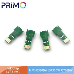 Chip de cartucho de tinta LC3319 LC3319XL, Chip de una sola vez para Brother MFC J5330DW J5730DW J6530DW J6730DW J6930DW