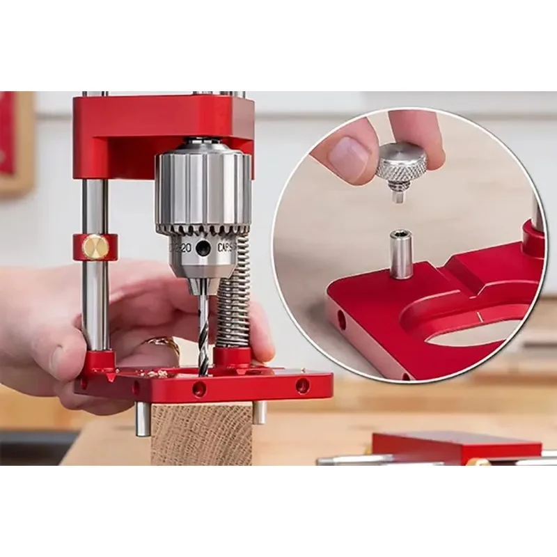 Portable Precision Drilling Positioner Woodworking Hole Locator DIY Wood Tool Accessories