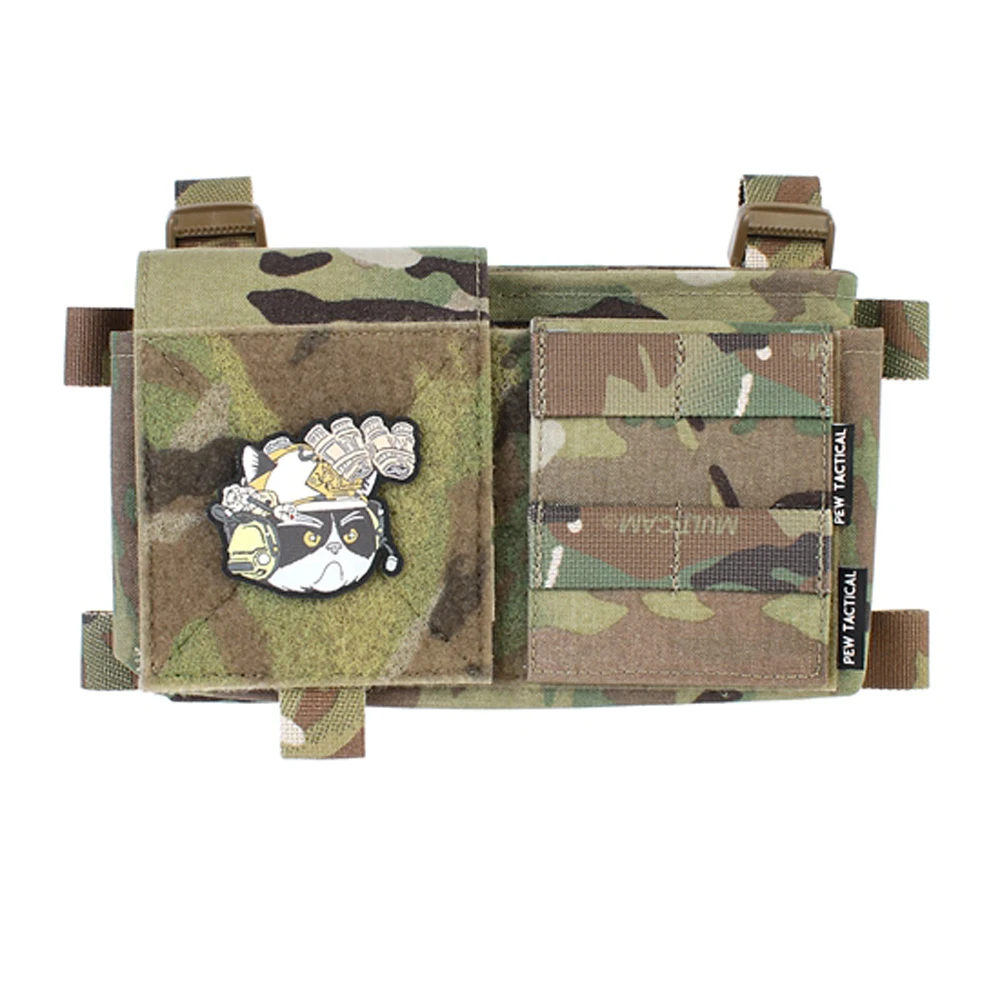 MK3 / MK4 Borsa principale per pannello frontale da appendere al petto all'aperto MOLLE Mezza copertura fai-da-te