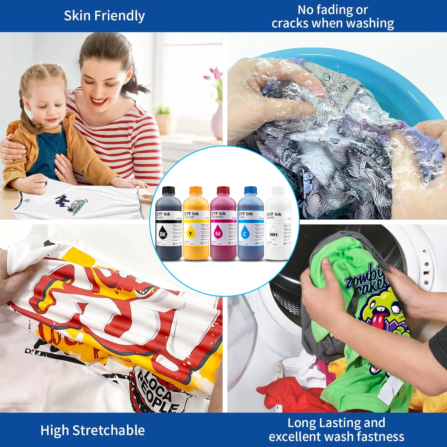 250ML White DTF Ink PET Film Transfer Ink For Direct Transfer Film Printer For DTF Printing PET Film Printing And Transfer