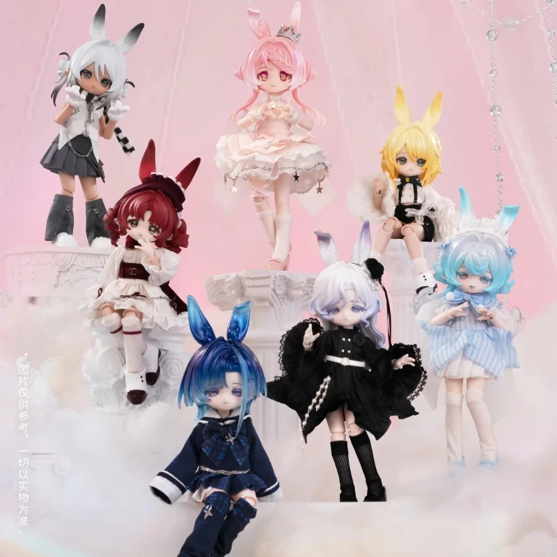

Bonnie Bunny 1/12 Meteorological Star Language Series Blind Box Toy Mystery Box Joint Movable Replacement BJD Doll Ornament Gift