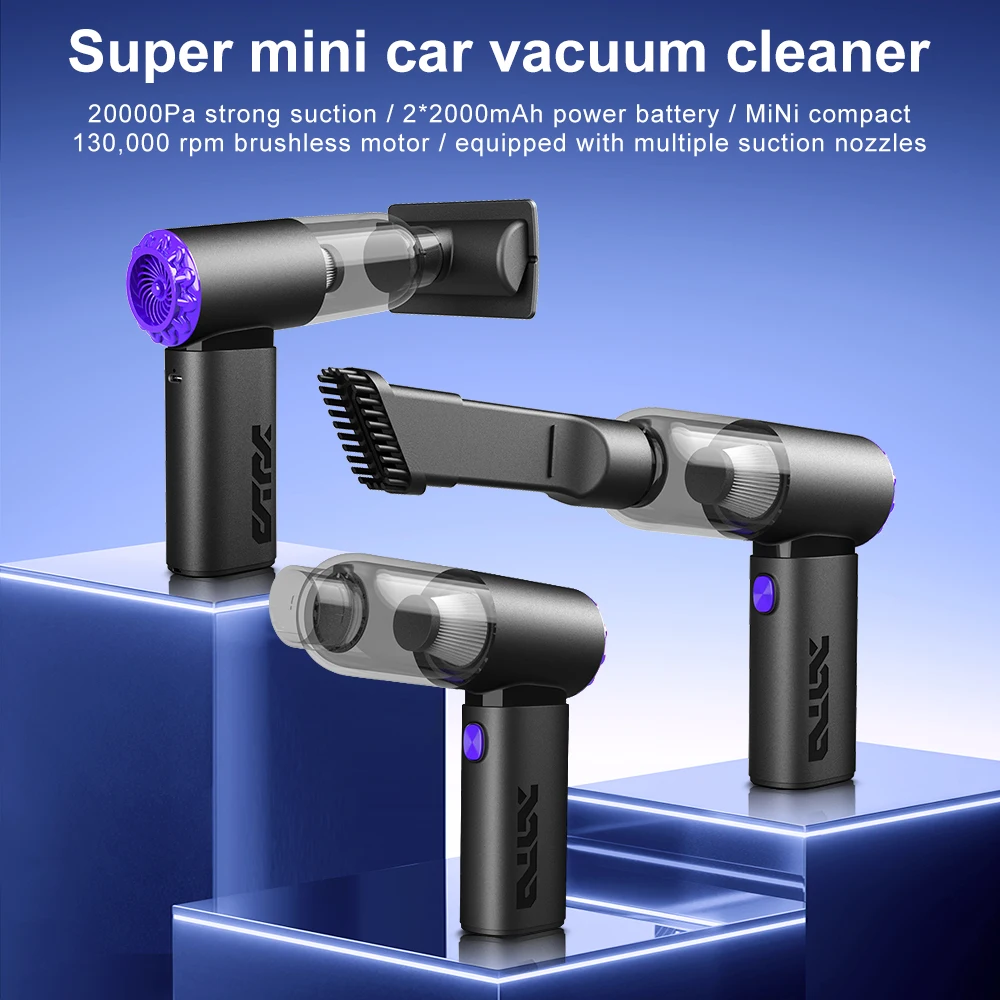 

Car Vacuum Cleaner High Power Portable Handheld Wireless Brushless Motor Cleaning Machine Powerful Air Duster for Home Appliance