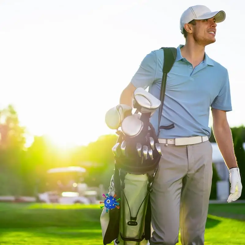 Uchwyt na kołeczek golfowy do torby stojak do przechowywania golfowej do piłka golfowa Tee nowatorski brelok akcesoria piłka golfowa podkoszulek kolorowe Golf prezent