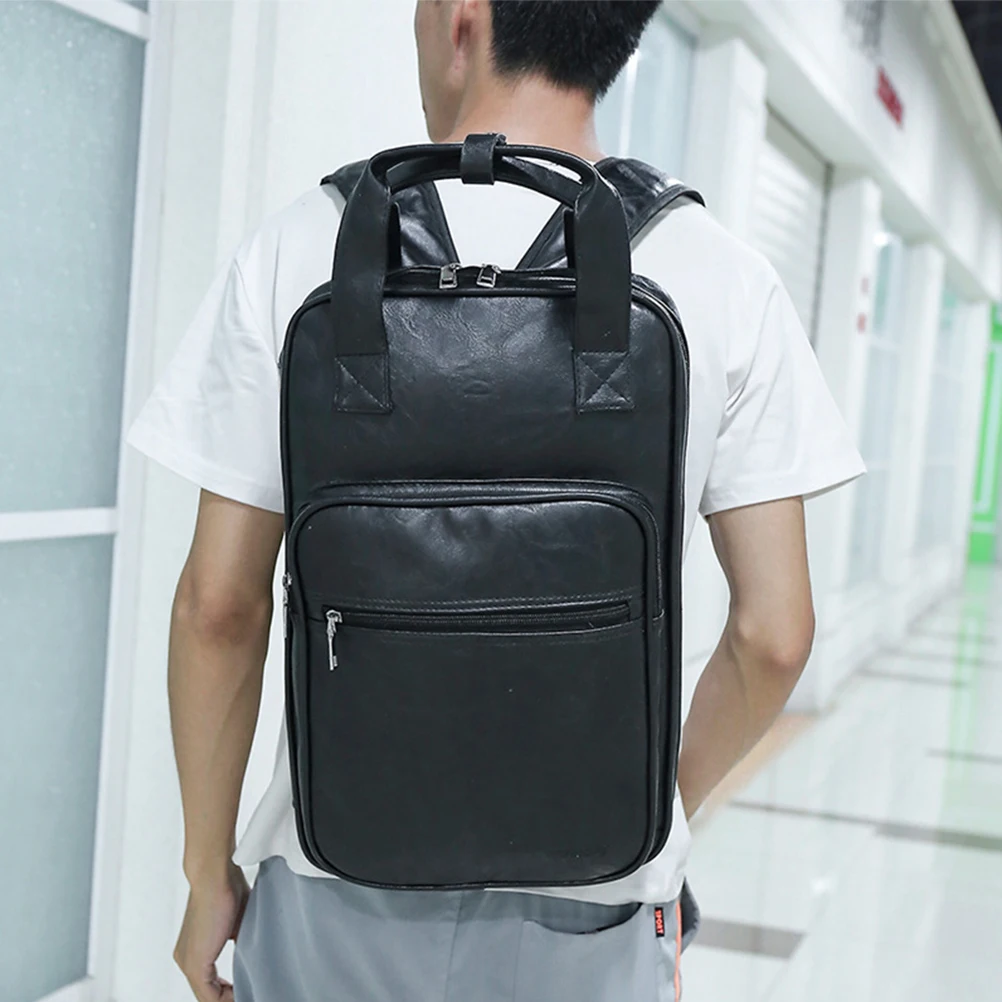 

Drumstick Bag Durable Oxford Cloth Large Capacity Drum Mallet Holder Drumsticks Storage Pouch Portable Carry Case for Drum Set