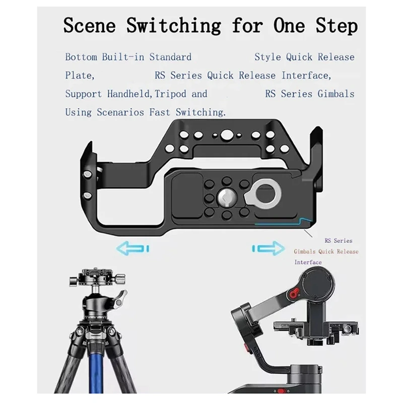 소니 A9III A1 II 카메라 케이지, 마이크로 싱글 사진 풀 케이지, SLR 카메라 사진 확장 Frame-AD03