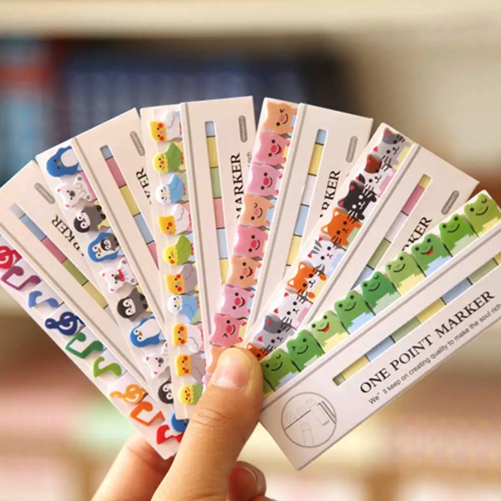 Convenience Sticker Cartoon Bookmark Note Marker Students Children