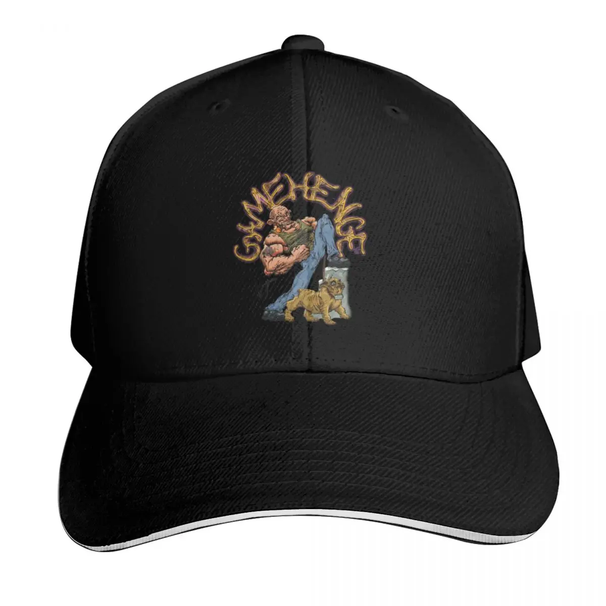 Colonel Forbin & His dog McGrupp Baseball Cap Summer Beach Travel Streetwear Hip Hop Trendy Vintage Retro Embroidered