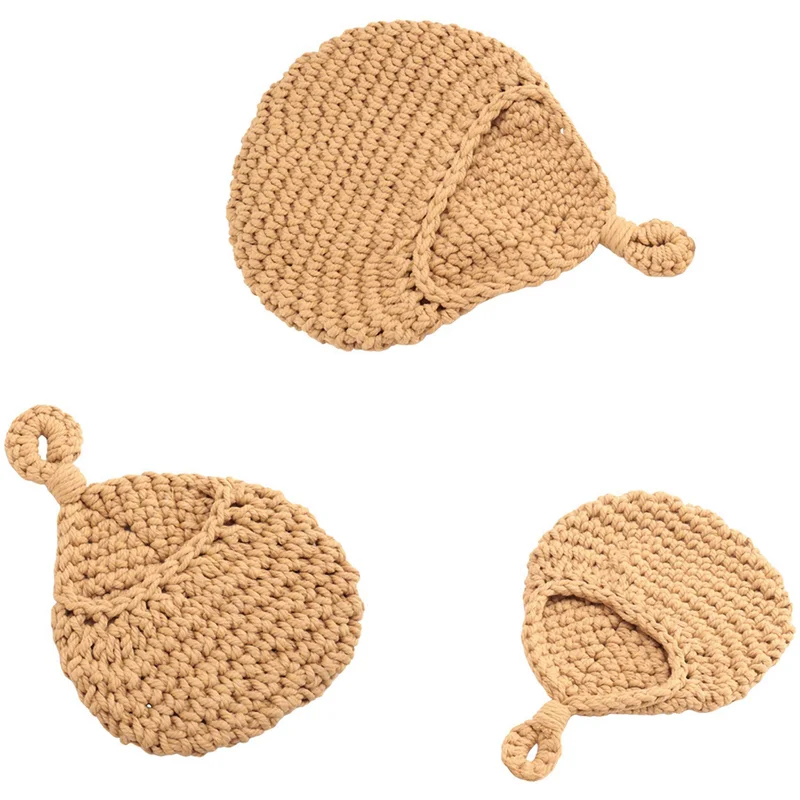 ABBN-6Pcs cesta de suspensão boho, cesta de frutas de suspensão de parede para armazenamento de produtos frescos, suporte de vegetais para batata, cebola alho