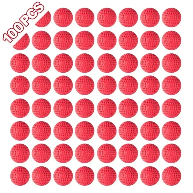 100-gramowe miękkie piankowe kulki amunicji z wkładem Apollo do pistoletu zabawkowego Rival Nerf z serii Outdoor Improving Practice Bullets Kids Gift
