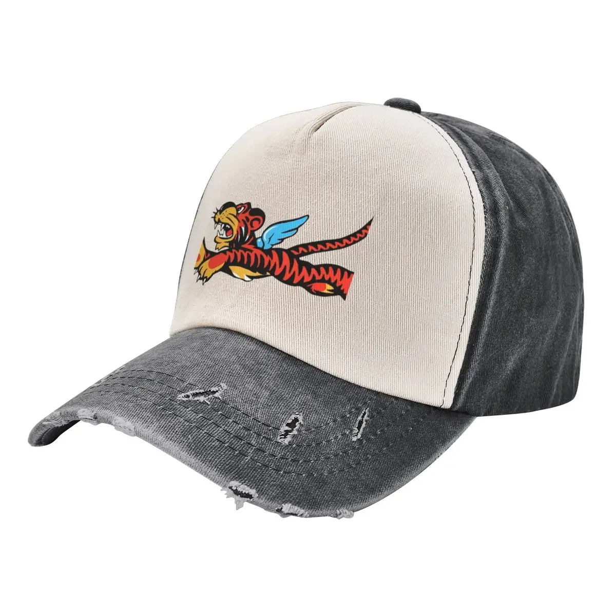

Flying Tigers Emblem Baseball Cap Visor Uv Protection Solar Hat hats for men men's big size hat Women Beach Fashion Men's