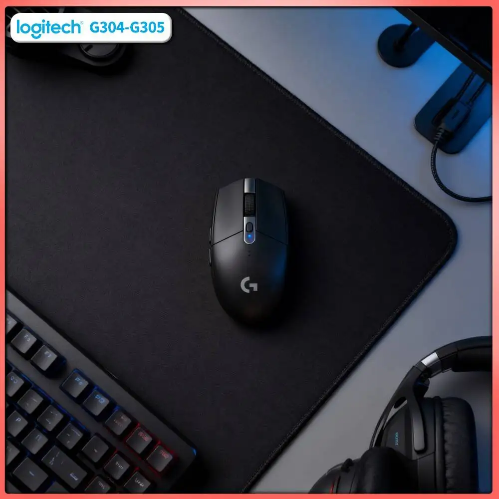 Logitech G304 Wireless Gaming Mouse LIGHTSPEED Tech 12000 DPI HERO Sensor 1ms Response 9-Month Battery Responsive Gamers