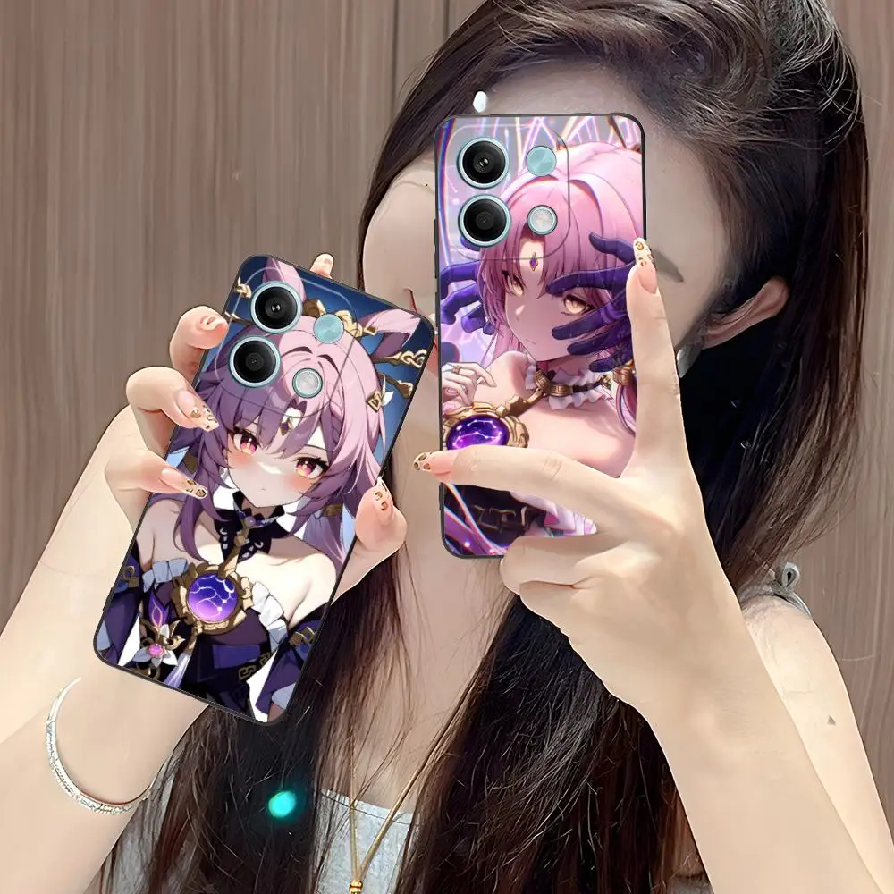 

Чехол для телефона Honkai Star Rail Fu Xuan для POCO M7 M6 M5 M4 M3 X7 X6 X5 X4 X3 Pro GT 5G с цветным принтом, красивый чехол, роскошный