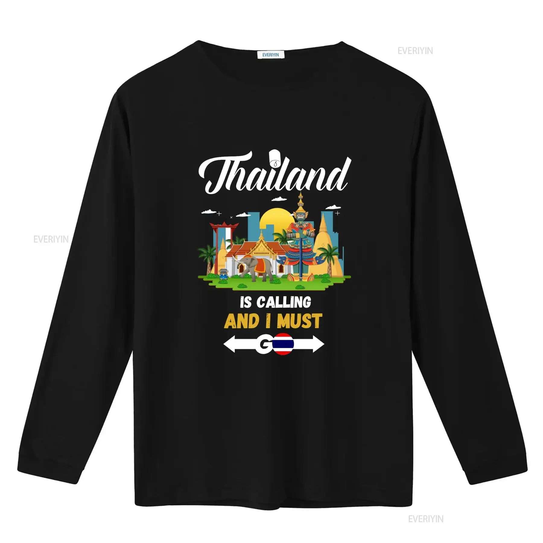 Thailand Is Calling And I Must Go Bangkok T Shirt Phuket Travel Backpacker Pattaya Chiang Mai Chaing Rai Themed  vintage