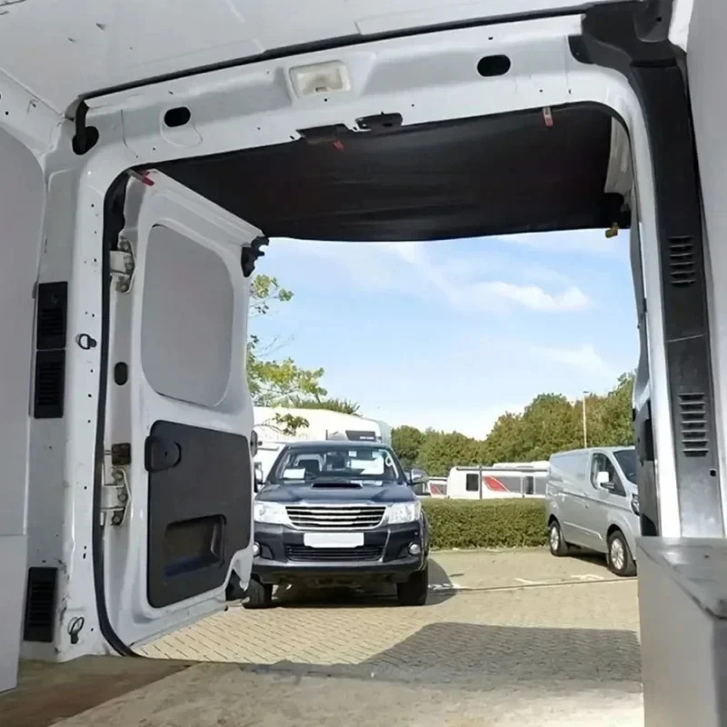 Toldo Universal Reforzado para Puerta Trasera de RV, Toldo Impermeable de Poliéster 600D, Protección Solar para Exteriores, para Autocaravanas y Camping