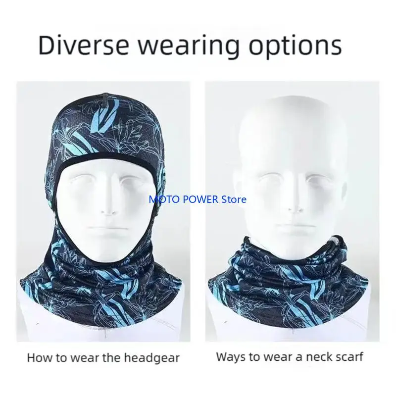 

G7ND Breathable Elasticated Cycling Mask Dustproof Motorcycle Headwear for Travel Use